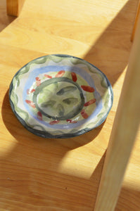 Håndlavet lille tallerken 12 - Unika keramik