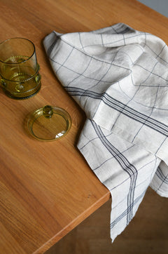 Charvet Editions - Viskestykke - Bistrot - Lin Noir