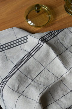 Charvet Editions - Viskestykke - Bistrot - Lin Noir