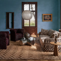 Decadent Lounge Chair - Jacquard - Dusty Deco
