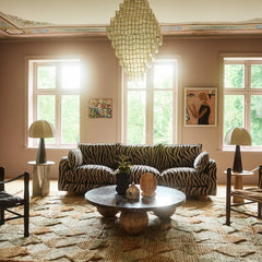 Miles Sofa - Zebra - Dusty Deco