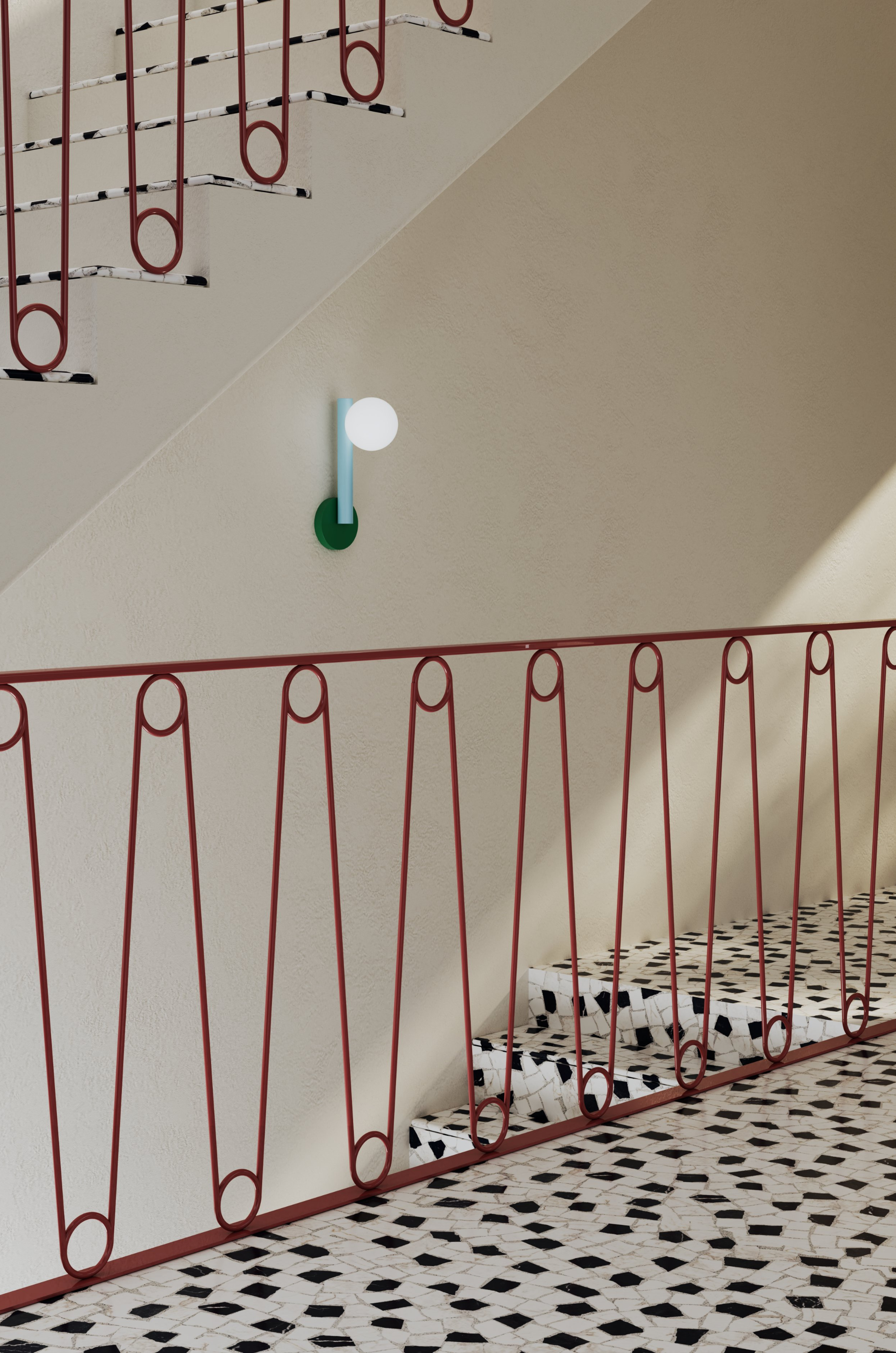 Atelier Areti - Tube with globes and cones