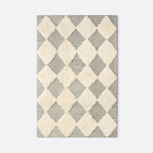 Chess Rya Rug - Grey - Dusty Deco