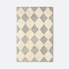 Chess Rya Rug - Grey - Dusty Deco