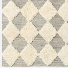 Chess Rya Rug - Grey - Dusty Deco