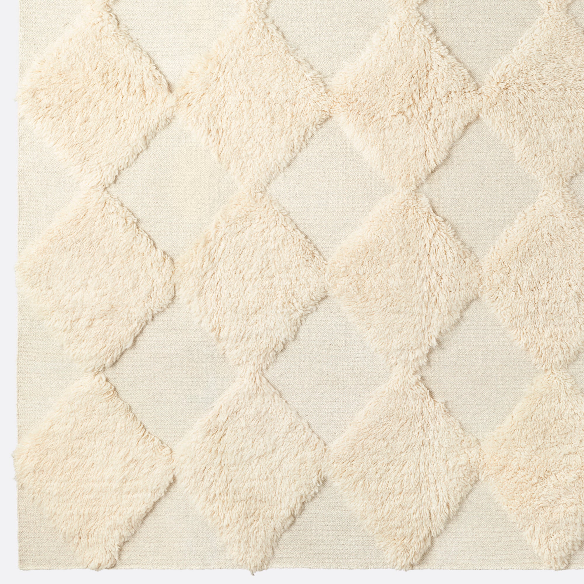 Chess Rya Rug - White - Dusty Deco