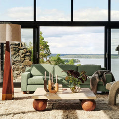 Lola Sofa - Velvet Green - Dusty Deco