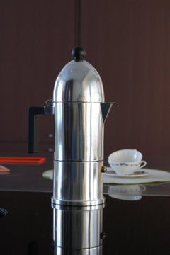 Espresso pot - Pulcina - Induction Red 3 cups - Alessi