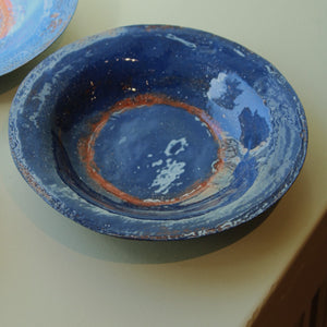 Dyb tallerken - mørkeblå - Pietro Sganzerla