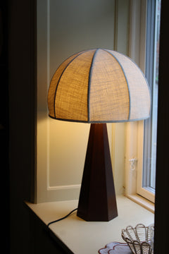 Hexagon Table Lamp - Dusty Deco