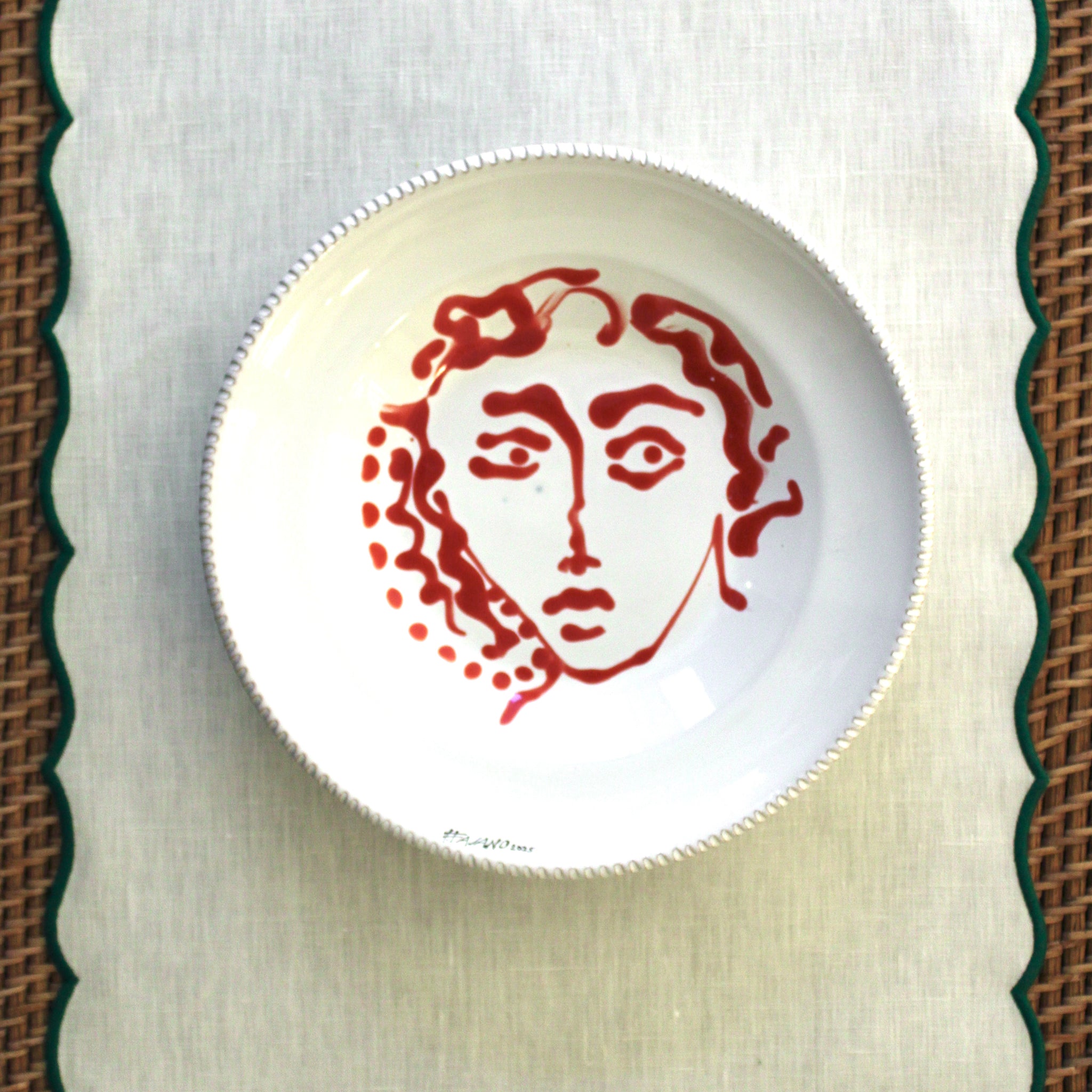 Fasano Dyb Tallerken (Ø23) - Unika Keramik - 2