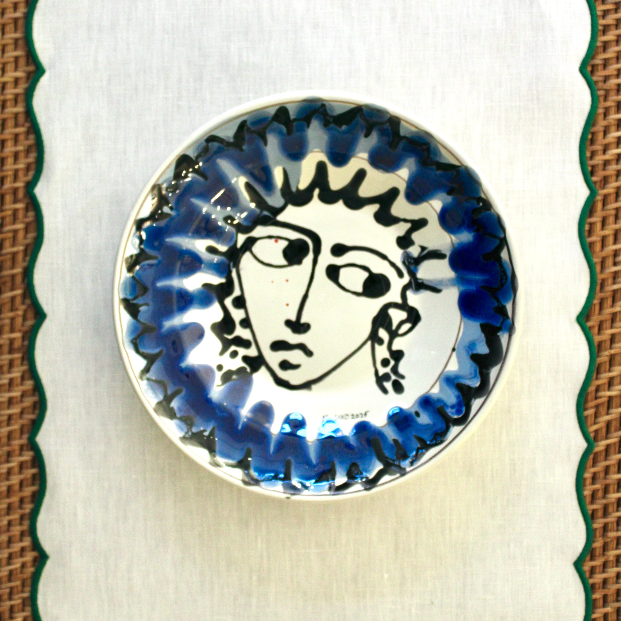 Fasano Dyb Tallerken (Ø23) - Unika Keramik - 3