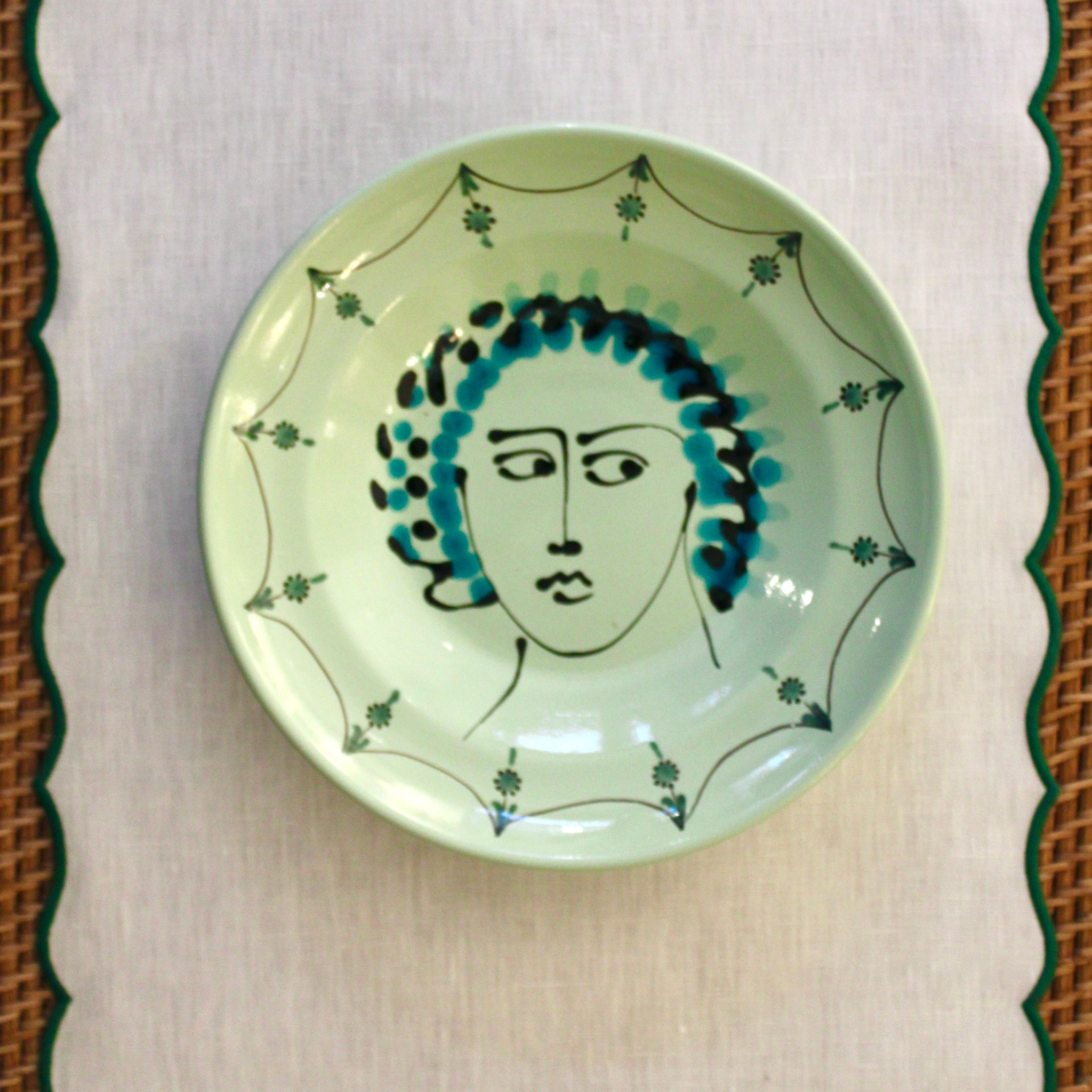 Fasano Dyb Tallerken (Ø23) - Unika Keramik - 4