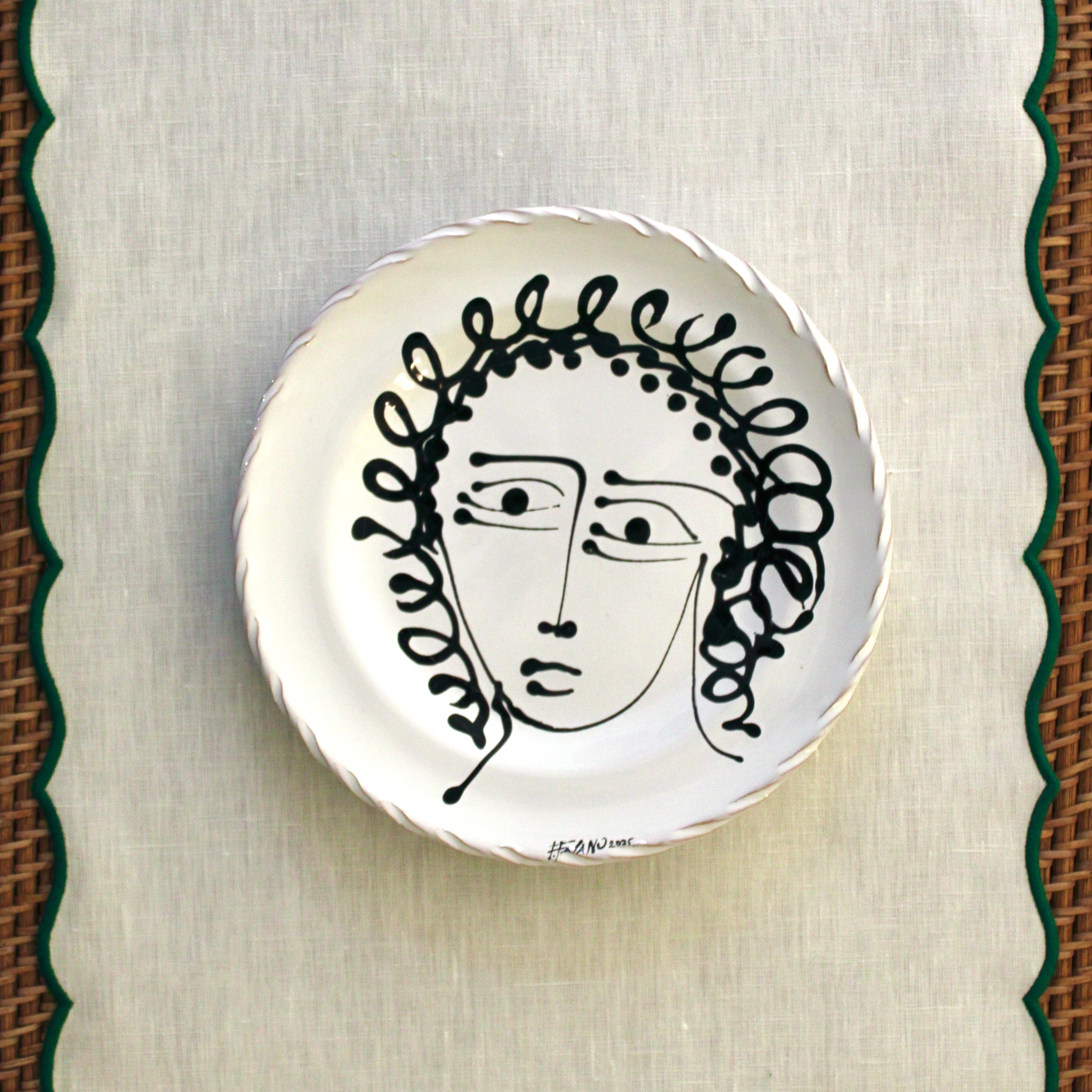 Fasano Tallerken (Ø20) - Unika Keramik - 11