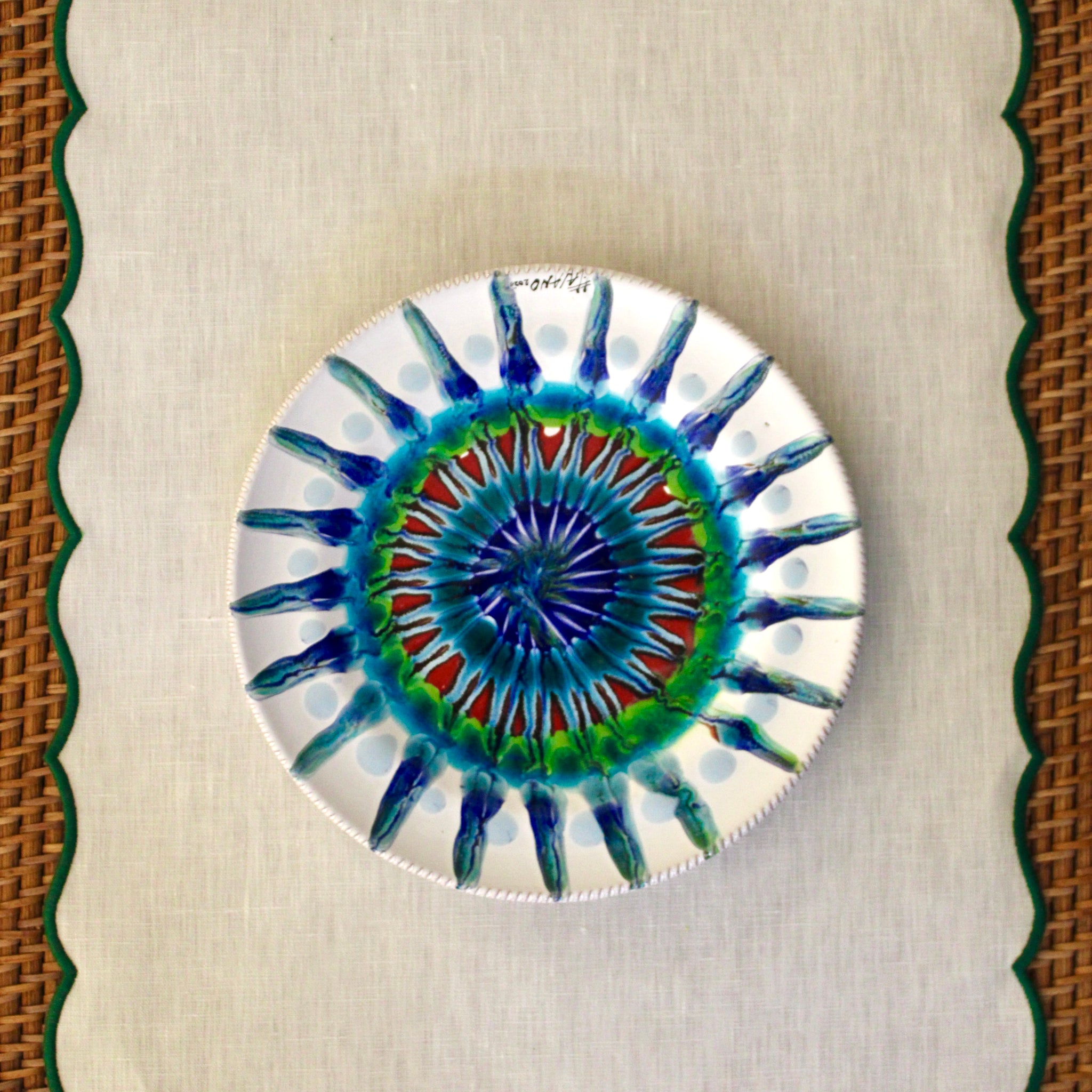 Fasano Tallerken (Ø20) - Unika Keramik - 8