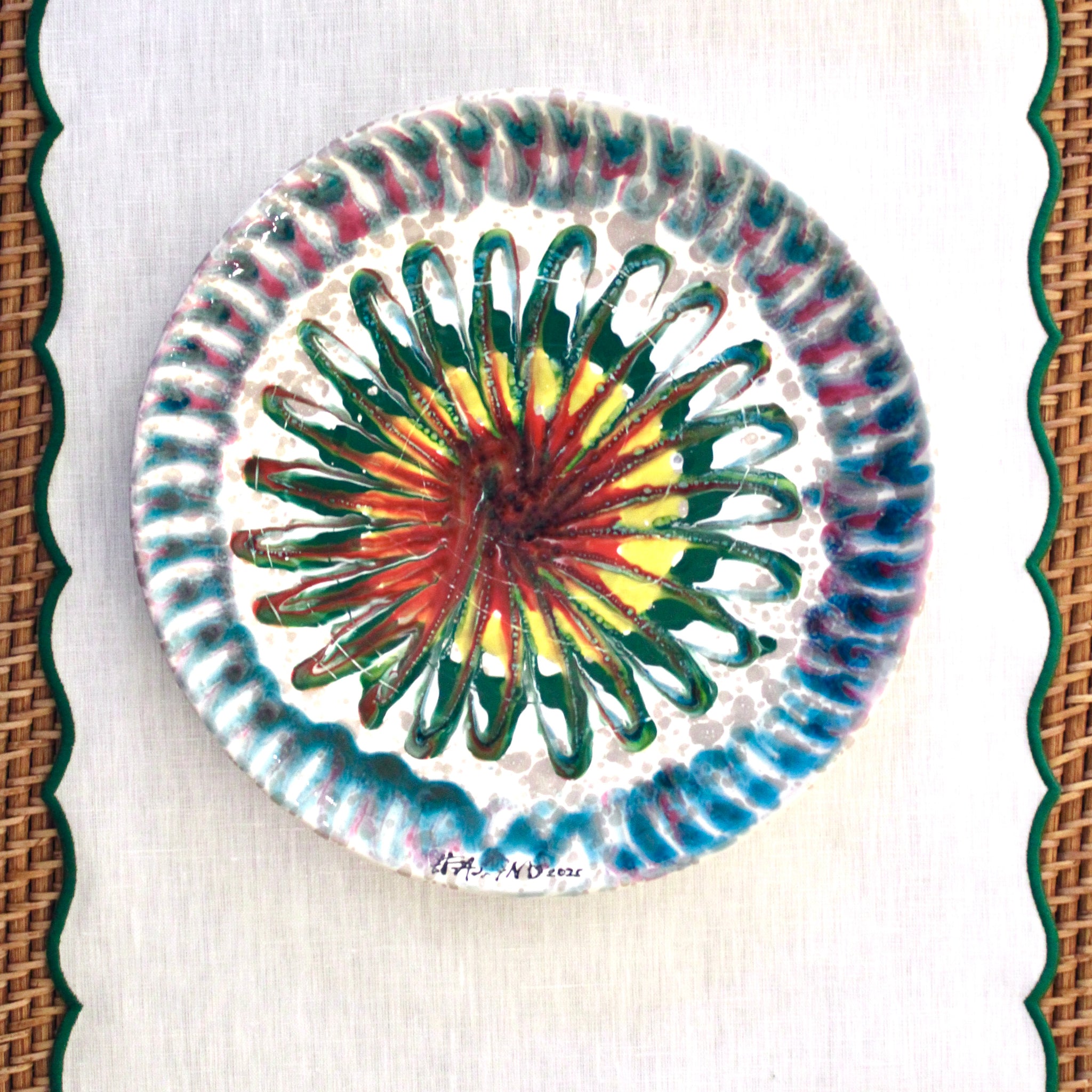 Fasano Tallerken/Fad (Ø26) - Unika Keramik - 5