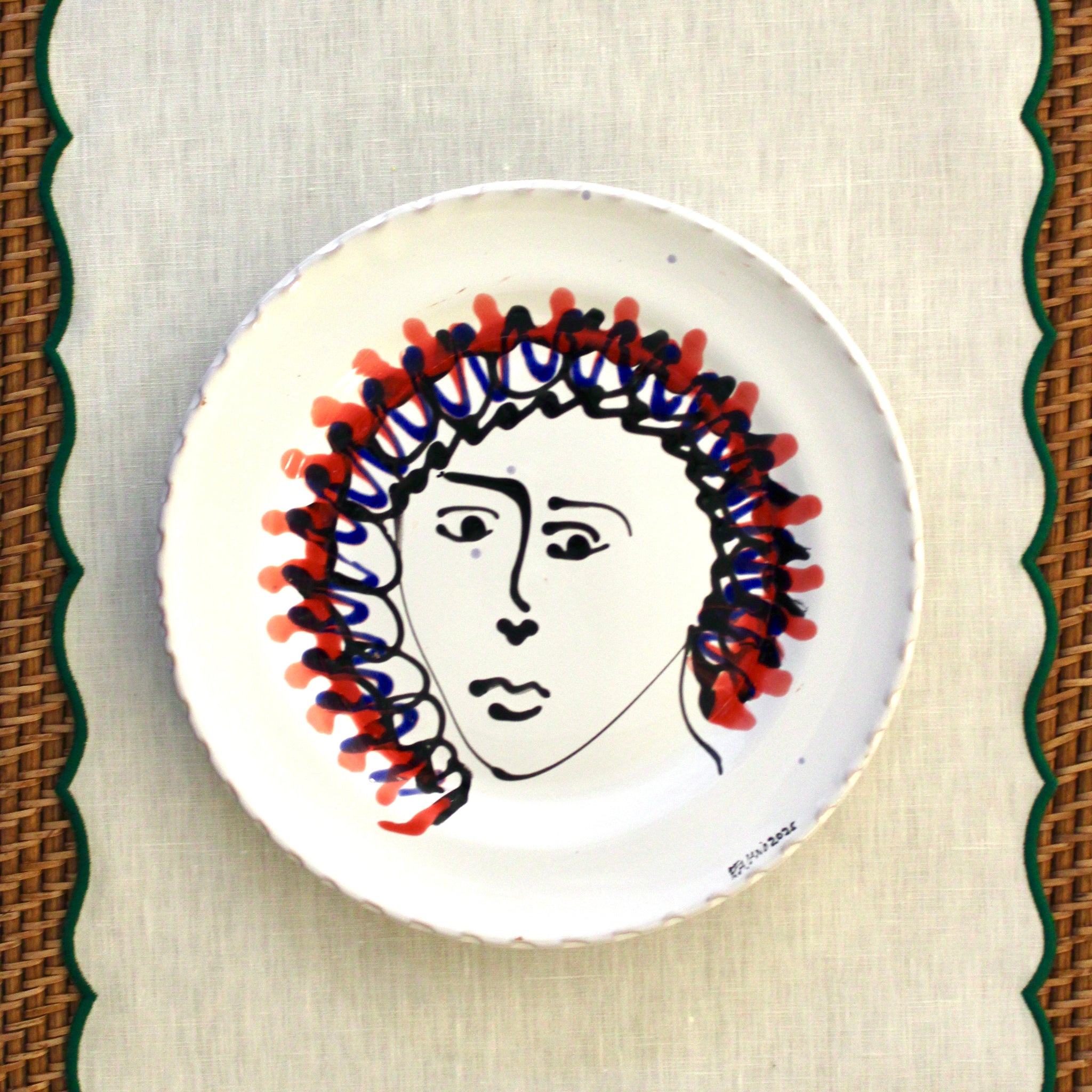 Fasano Tallerken (Ø25) - Unika Keramik - 6