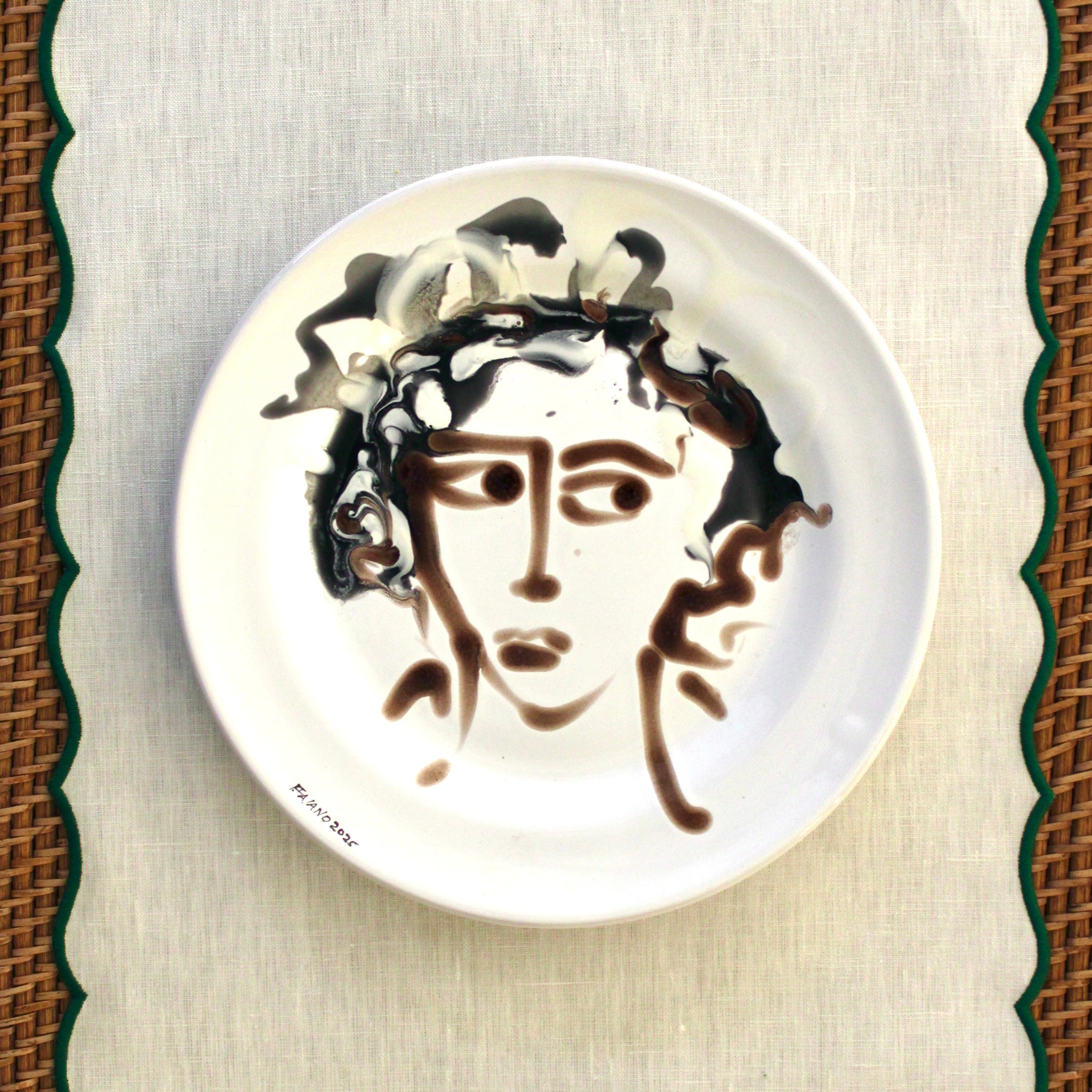 Fasano Tallerken (Ø25) - Unika Keramik - 10