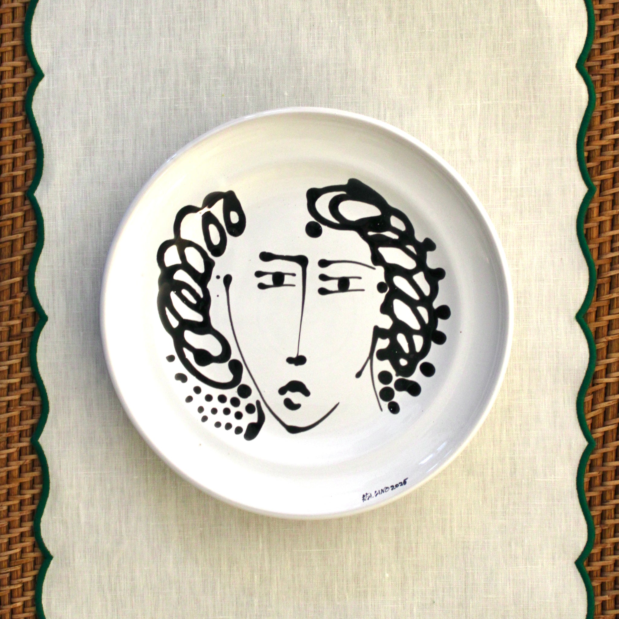 Fasano Tallerken (Ø25) - Unika Keramik - 9