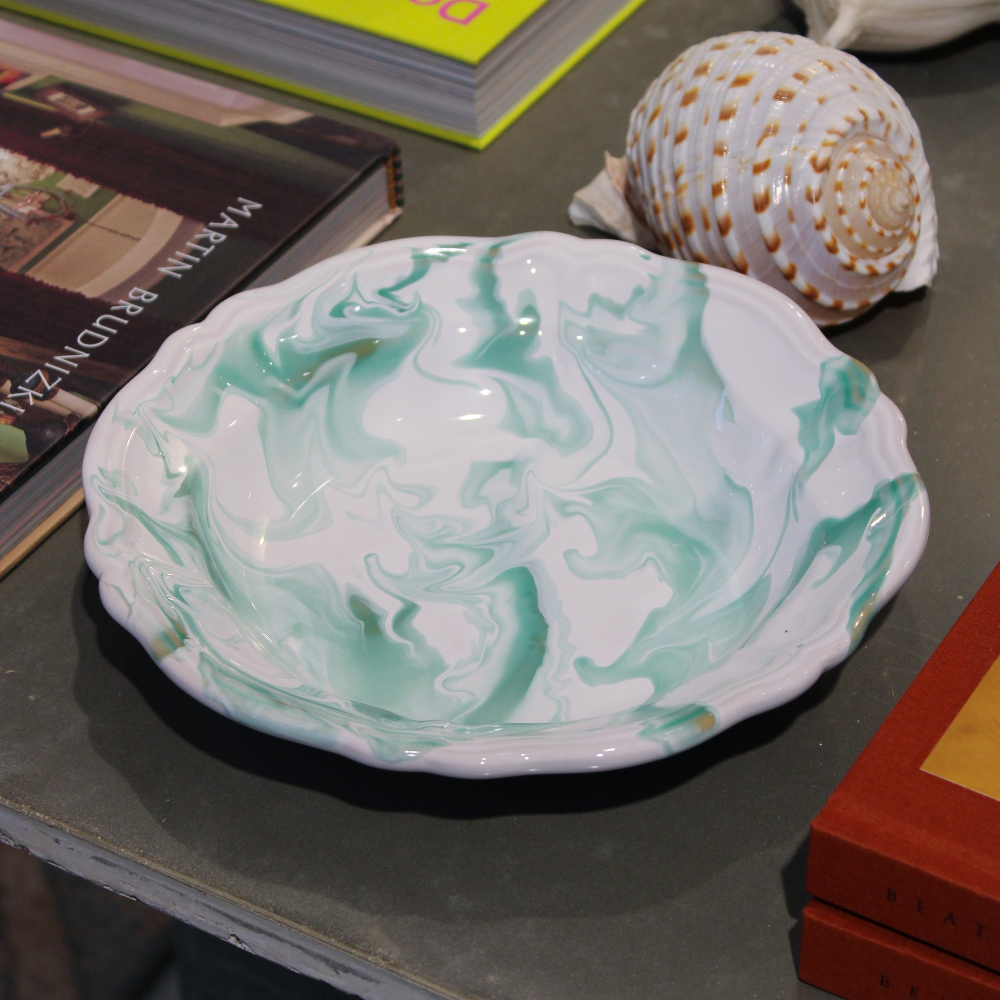 Fasano dyb tallerken (Ø23,5) - Unika Keramik - 09