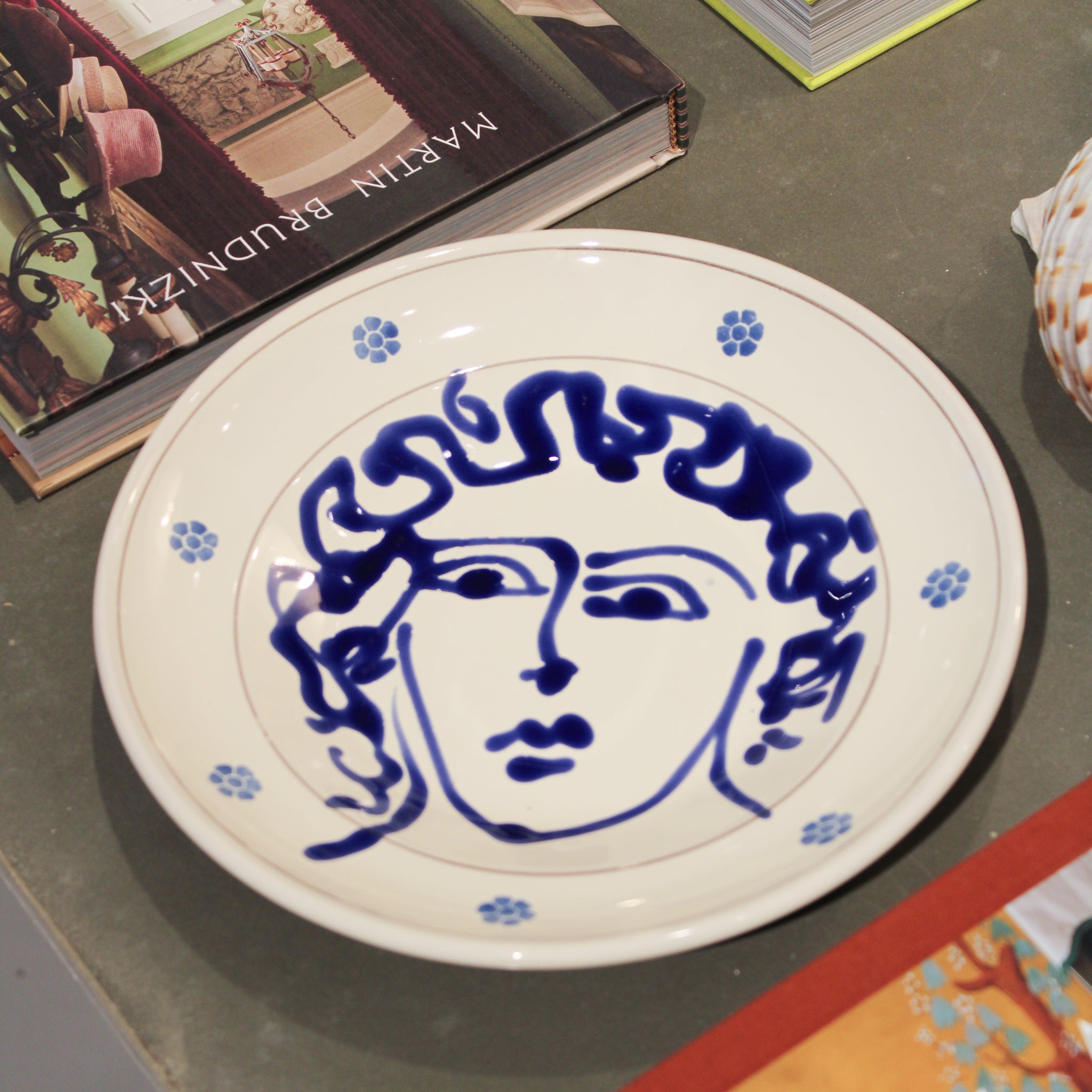 Fasano dyb tallerken (Ø23,5) - Unika Keramik - 03