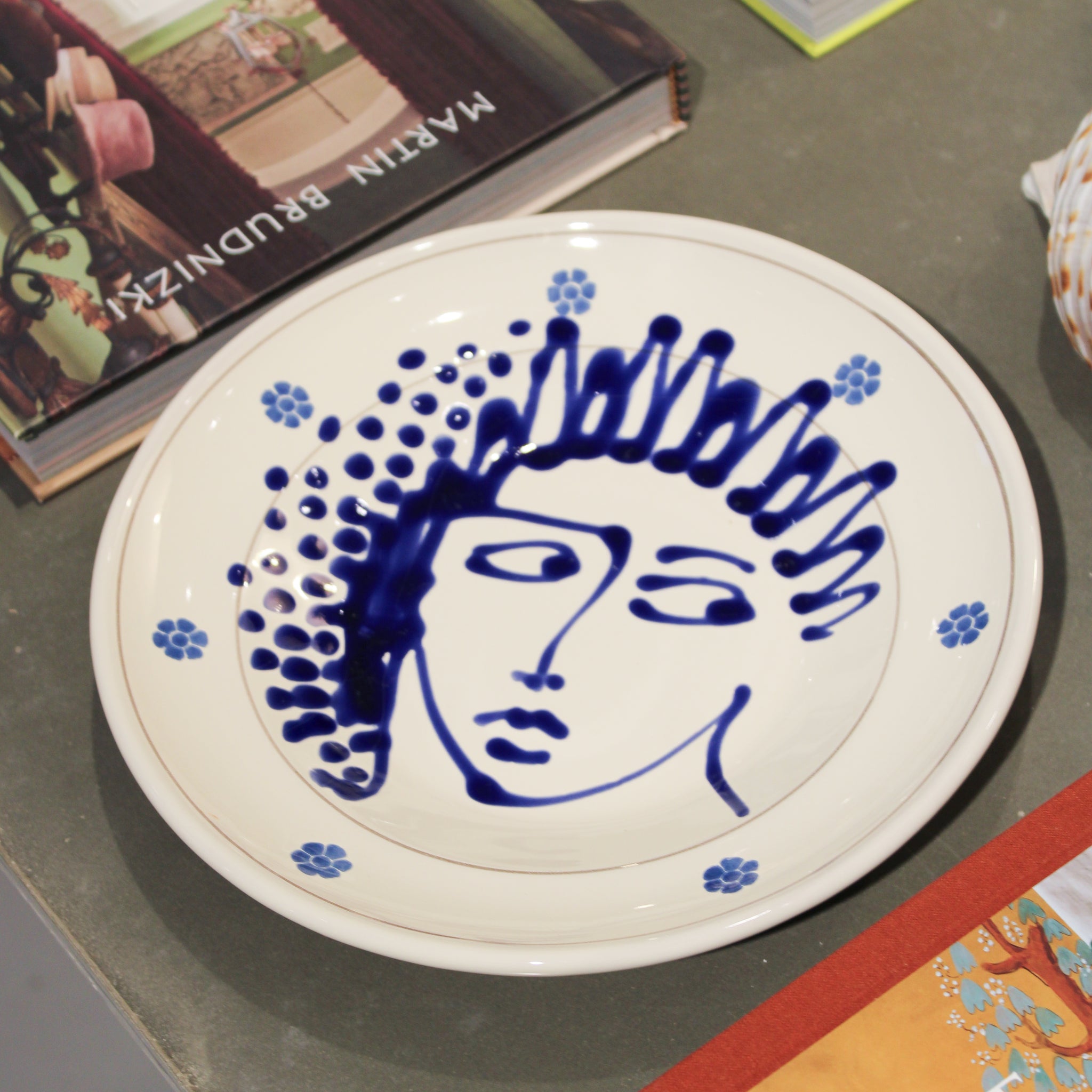 Fasano dyb tallerken (Ø23,5) - Unika Keramik - 01