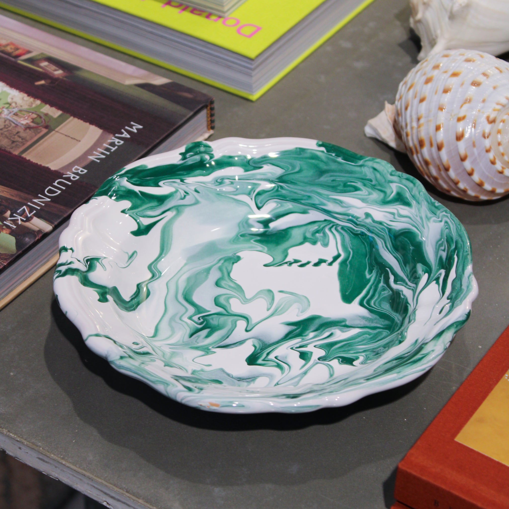 Fasano dyb tallerken (Ø23,5) - Unika Keramik - 07