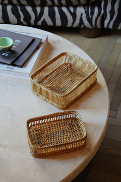 Rattan bakke - Lille & Stor