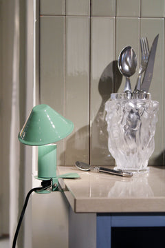 Mushroom klipslampe - Almond