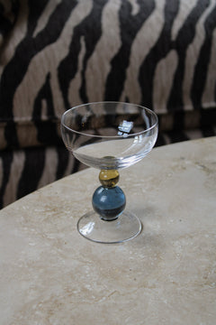 Akua Objects - Noam - Hazel/Smoke Blue - Champagneglas