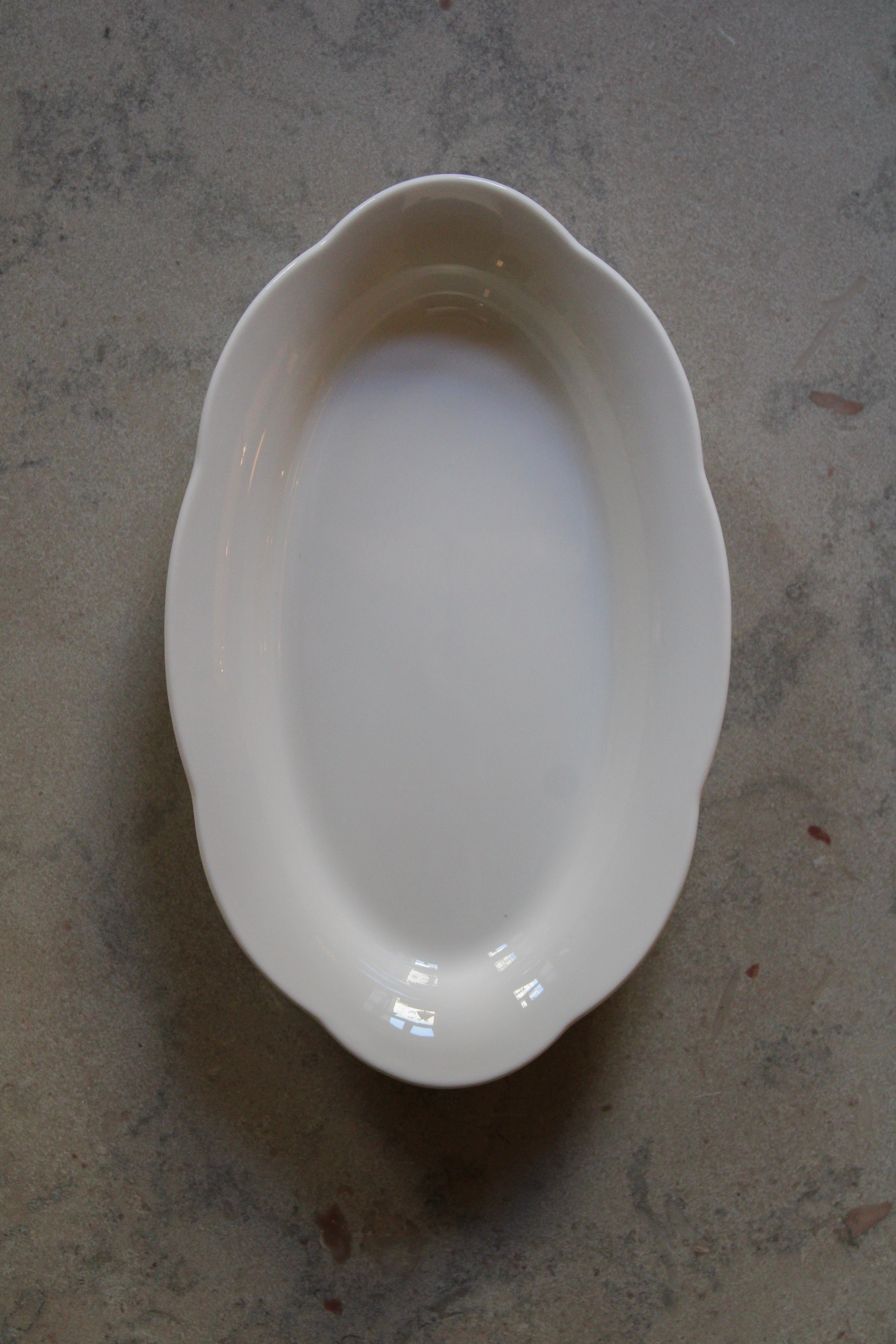 Silhouette - Oval fad høj - 24,5 cm - Serax