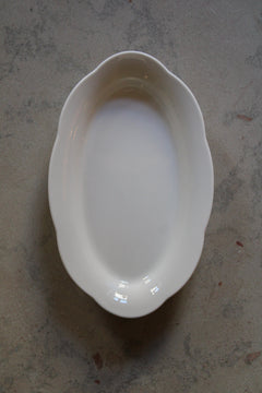 Silhouette - Oval fad høj - 24,5 cm - Serax