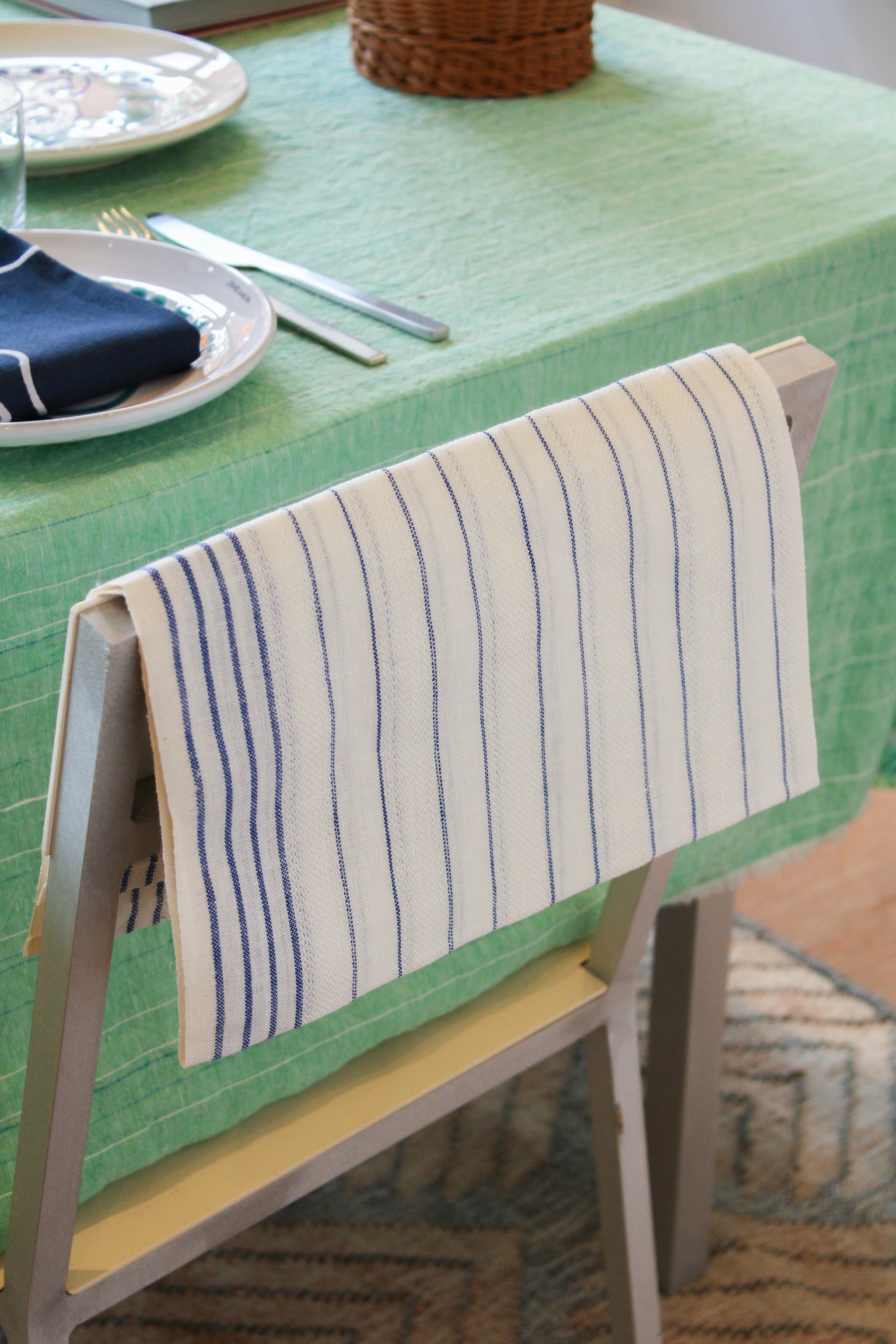 Chiarastella Cattana - Guest towel - Fidi - Blue/Red