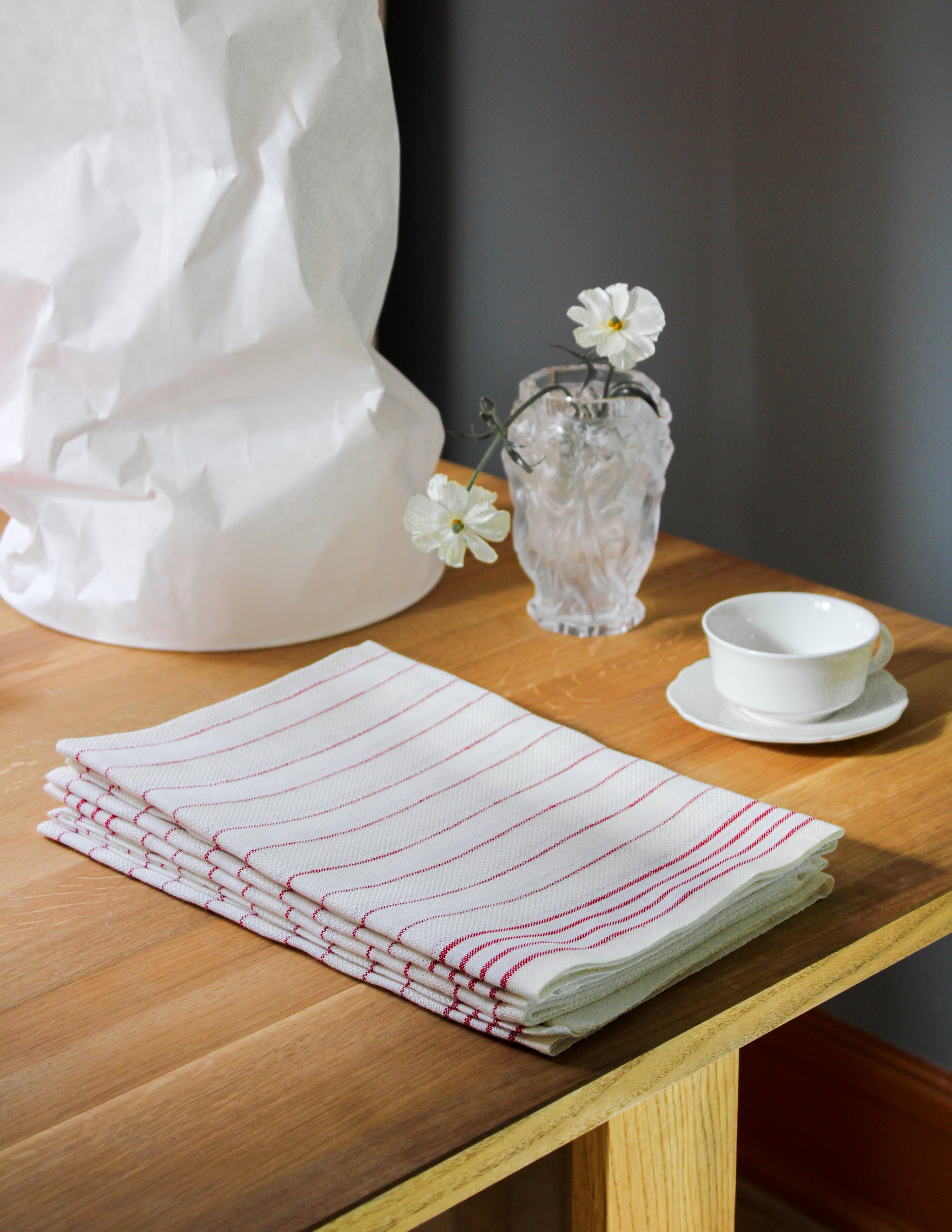 Chiarastella Cattana - Guest towel - Fidi - Blue/Red