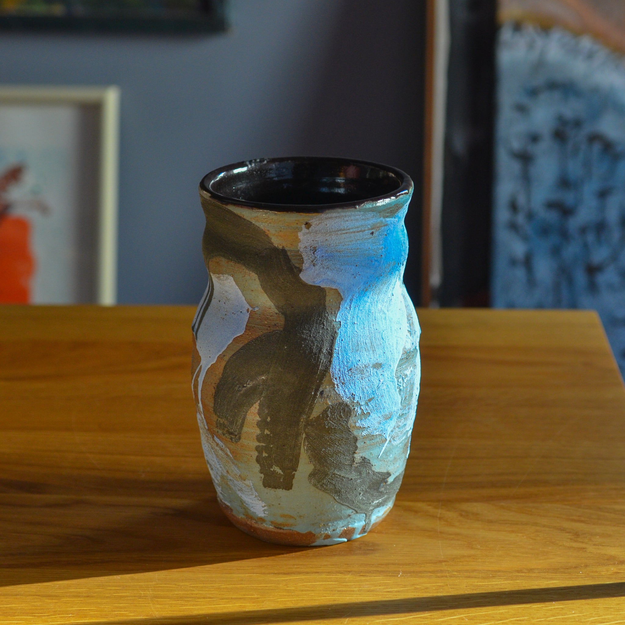 LER. - Unika vase - Blå