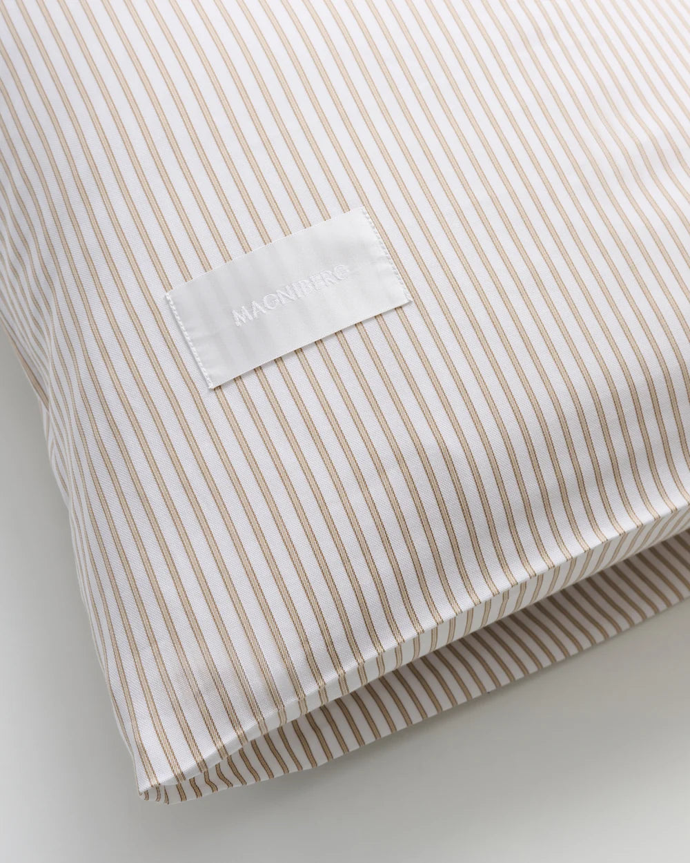 Magniberg - Oxford Pudebetræk - Stripe light beige