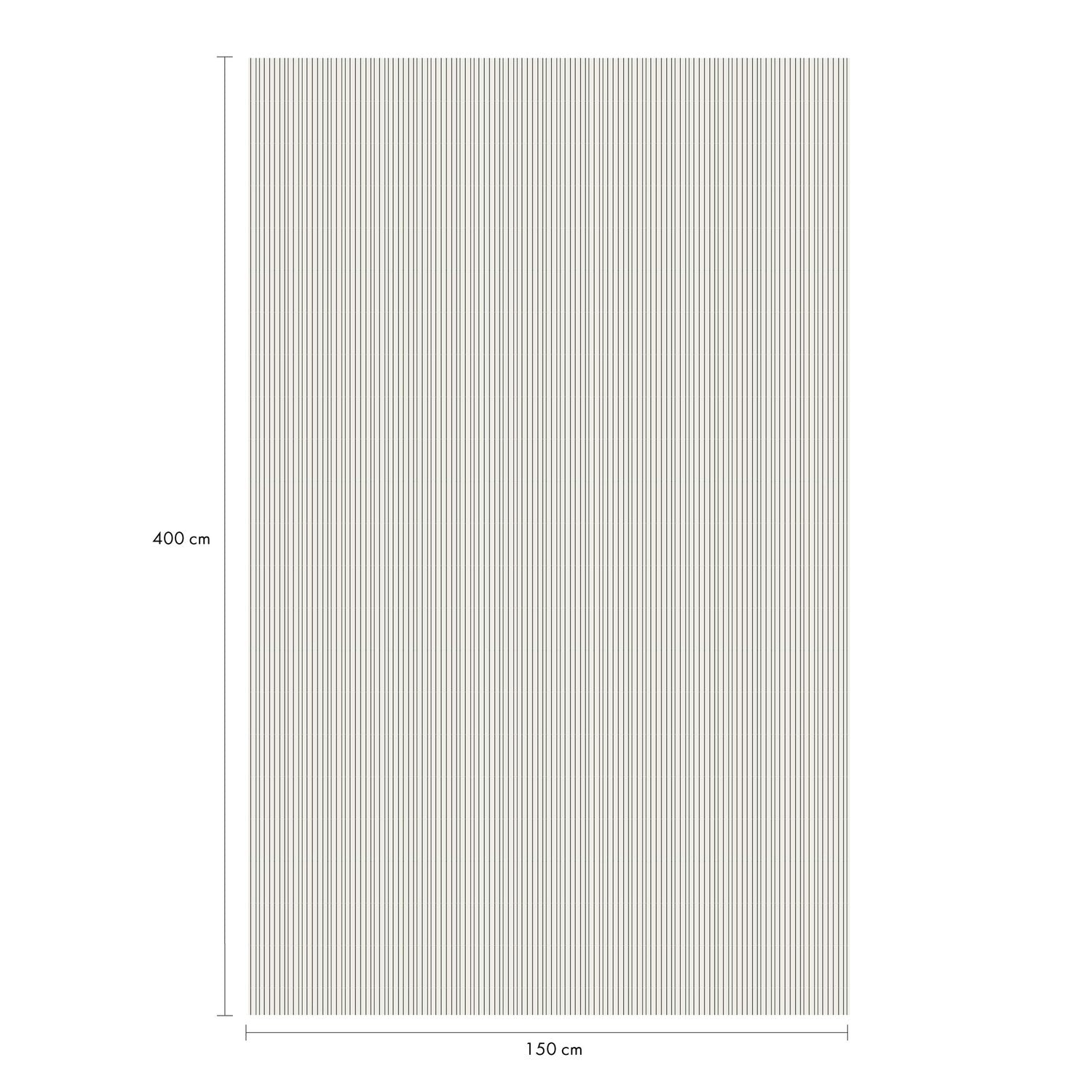 Tekstil -  'Pinstripe Black Swan' - Merinould - File Under Pop