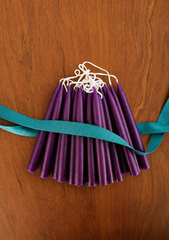 Paraffin Stagelys (12,5 cm) - Violet - 20 stk.