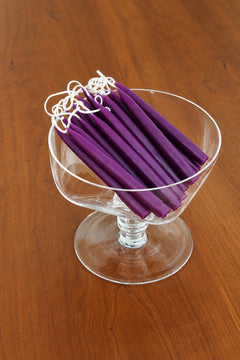 Paraffin Stagelys (12,5 cm) - Violet - 20 stk.