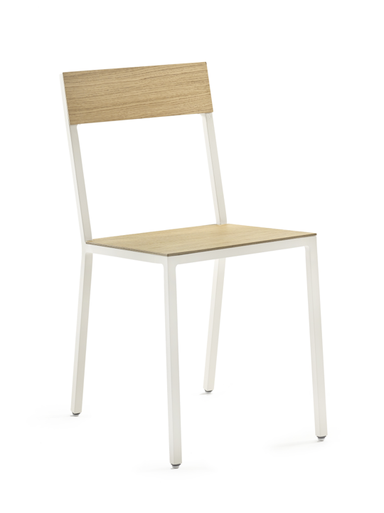 Muller van Severen - Alu Chair Oak/White - Valerie Objects