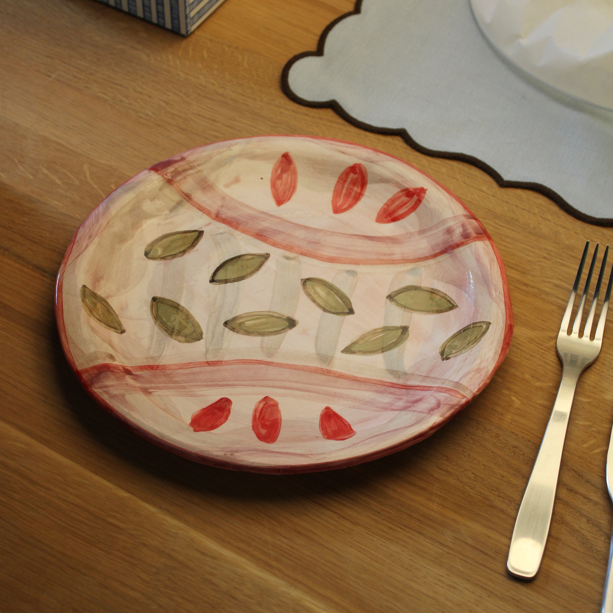 Handmade small plate - 94 - Unique ceramics