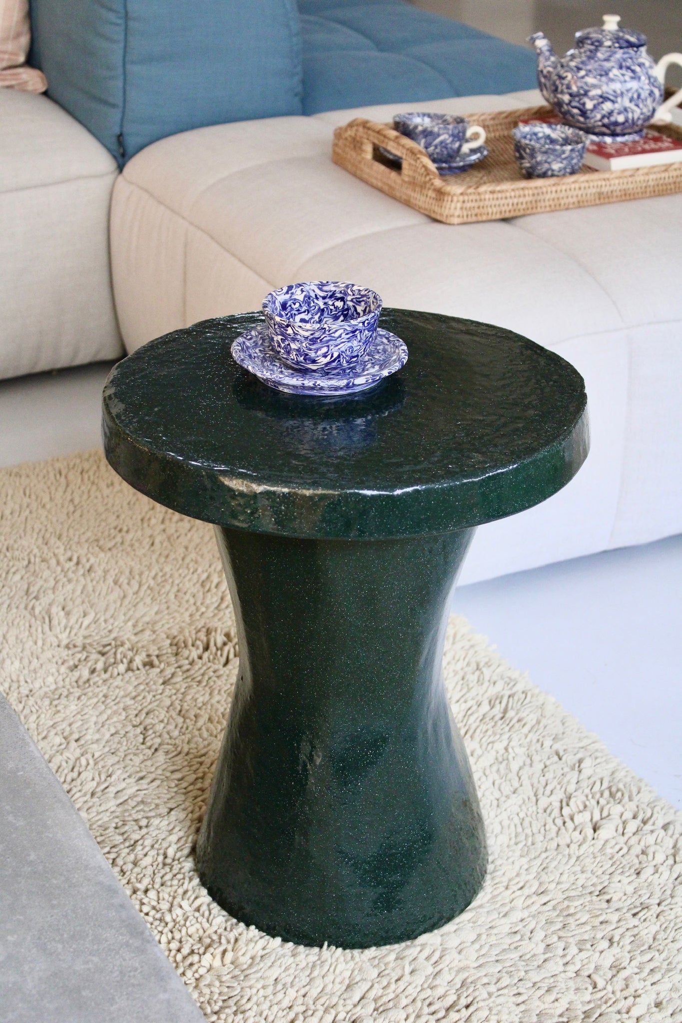 Side Table - Dark Green - Marie Michielssen