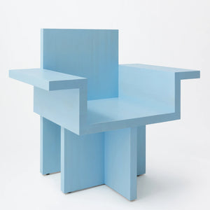 Magniberg - Horse Chair - Stained Baby Blue